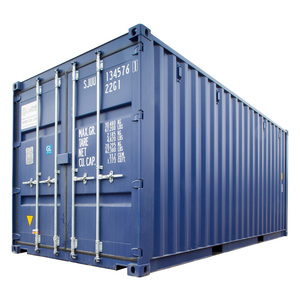 Single Trip New 20ft ISO Shipping Container - Blue RAL5013 